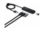 USB hub - StarTech.com - hub - 4 ports USB hub - 4 - USB 3.2 - Zwart - H5A4A-USB-HUB-2
