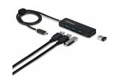 USB hub - StarTech.com - hub - 4 ports USB hub - 4 - USB 3.2 - Zwart - H5C4A-USB-HUB-2