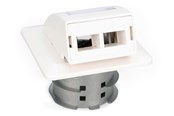 Accessoires - DIGITUS Fiber Flush Mount Wall-Outlet For SC and LC Adapter - DN-93201