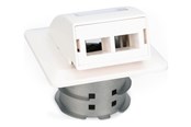 Accessoires - DIGITUS flush mount outlet housing - for LC/SC adapters - DN-93201