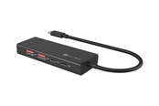 USB hub - ICY BOX IB-HUB1436-CPD USB hub - 4 - Zwart - IB-HUB1436-CPD