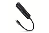Docking station - AXAGON SuperSpeed USB-C 5 Gbps Hub with 3 USB-A and Gigabit LAN - HMC-GL3A