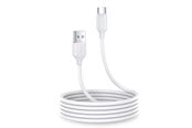 USB-kabel - Joyroom Long-Lasting Series A9 USB-A / USB-C 3A cable 2m - white - S-UC027A9 2m white