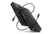 USB hub - AXAGON Dual 4K Display 12-in-1 USB4 40 Gbps HUB USB hub - 12 - Zwart - HMC-U4
