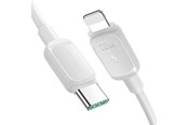 USB-kabel - Joyroom Multi-Color Series A14 USB-C / Lightning 30W cable 1.2 m - white - S-CL020A111W