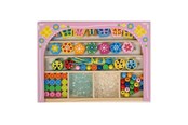 Creatief spelen - Jono Toys Lena Wooden Beads Party Beads - 32023
