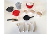 Speelkeuken en apparatuur - Ecoiffier 100% Chef Pans and Cookware 19dg. - 10991
