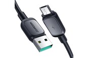 USB-kabel - Joyroom Multi-Color Series A14 USB-A / micro USB 2.4A cable 2 m - black - S-AM018A14B