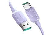 USB-kabel - Joyroom Multi-Color Series A14 USB-A / USB-C 3A Cable 1.2m - Purple - S-AC027A141P