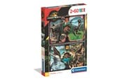 Puzzels - Clementoni Puzzle Jurassic World 2x60pcs. Vloer - 24830