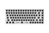 Toetsenbord - Sharkoon SKILLER SGK50 S3 - keyboard - 75% - white Input Device - Gaming toetsenbord - Wit - 4044951039210