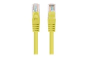 Netwerk - kabel - Lanberg patch cable - 1 m - yellow RAL 1016 - Geel - 1m - PCU5-20CC-0100-Y
