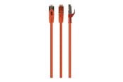 Netwerk - kabel - Gembird Cablexpert patch cable - 1 m - orange - Oranje - 1m - PP6A-LSZHCU-O-1M