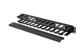 Rackkoffers - Lanberg - rack cable organiser - plastic type A - 1U - AK-1703-B