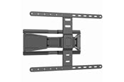 Muurbevestigingen, AV-bevestigingen & AV-meubels - Gembird mounting kit - for TV - full motion - fine texture black - Max 50 kg - recommended for 90" - WM-90ST-02
