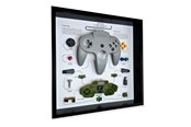 Merchandise - GRC - Retro Art Nintendo N64 Controller Display - Grey - Afbeelding - GRCFNN64G