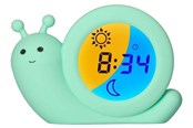 Kinderkamer - Alecto Baby Simon Snail sleep rhythm alarm clock mint green - BC110GNSIMON
