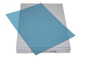 Insteekhoezen, Offertemappen & Tabbladen - BRIGHTOFFICE Charteque A4 100 pcs clear blue plastic - 97326