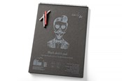 Schrijfblokken, formulieren en notitieboekjes - SMLT Drawing pad with BLACK paper. A3. 165g. - SM105-A3