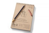Schrijfblokken, formulieren en notitieboekjes - SMLT Drawing pad SKITSE NATURAL. A5. 100g. - SM102-A5