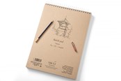 Schrijfblokken, formulieren en notitieboekjes - SMLT Drawing pad SKITSE NATURAL. A3. 100g. - SM102-A3