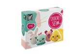 Creatief spelen - Creative Craft Group CROCHET KIT Crochet kit ANIMALS 4 pcs. - CR1721/GE