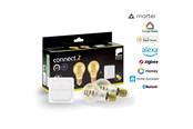 Smart Home - EGLO E27 LED-Z MATTER A60 CCT 7W 806lm amber 2-pack w/switch - 110419