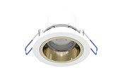Smart Home - EGLO YEBRA-Z MATTER recessed spot Ø87 RGB/CCT 490lm white/gold - 902299