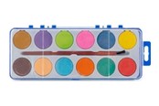 Speelgoed - Creative Craft Group Paint tray with 12 colors + brush - 100020