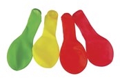 Hobby artikelen - SCANSEASON Balloon Latex neon colors 23cm 10 pcs - 100311