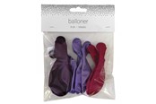 Hobby artikelen - SCANSEASON Balloon 8 pcs. 23 cm. Purple metallic mix - 100840