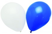 Hobby artikelen - SCANSEASON Balloon blue and white 12 pcs. 23cm. - 253011