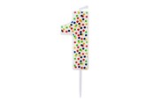 Hobby artikelen - SCANSEASON Light with number 1. 7.5cm high - 253171