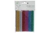 Hobby artikelen - Hobby Mate Glue sticks w/mica ø7.2mm 10cm 6x2ass. - 552125