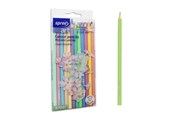 Hobby artikelen - SPREE Colored pencils 12 pcs PASTELCOLORED - 57097