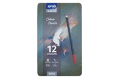 Hobby artikelen - SPREE Colored pencil in metal box.12 pcs. - 57212