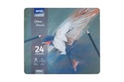 Hobby artikelen - SPREE Colored pencil in metal box.24 pcs. - 57214