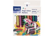 Hobby artikelen - SPREE Magic Markers Glitter 9+1 colors - 58028
