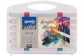 Hobby artikelen - SPREE Acrylic TWIN MARKER 12 pcs. - 58152