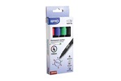 Schrijf- en tekengerei - SPREE Permanent Marker box of 4 colors. - 58450