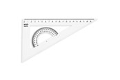 Hobby artikelen - SPREE Triangle with protractor. 30-60-90-90 215mm - 78010