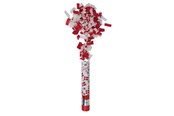 Hobby artikelen - SCANSEASON Twist confetti 30cm red/white confetti - 791486
