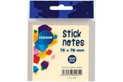 Papier, fotopapier en etiketten - CENTRUM StickNotes 76*76mm 100 sheets pastel yellow - 80082