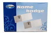 Conferentie & Presentatie - CENTRUM Congress sticker 57*90mm. W. clamp and pin. - 80132