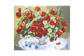 Hobby artikelen - CENTRUM Diamond Painting 40*50cm. FLOWERS - 80905