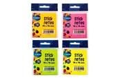 Papier, fotopapier en etiketten - CENTRUM Notes self-adhesive 76*76mm ass. neon color. - 82210