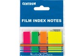 Papier, fotopapier en etiketten - CENTRUM Indeksfaner 45*12 45*25mm 4 neonfrv. - 82216