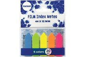 Hobby artikelen - CENTRUM Indeksfaner 45*12mm 5 neonfarver ass. - 83506
