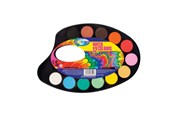 Hobby artikelen - CENTRUM Paint tray 12 colors + brush. - 87501