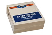 Papier, fotopapier en etiketten - CENTRUM StickNotes 75*75mm. 400 sheets. Pastel yellow - 88543
